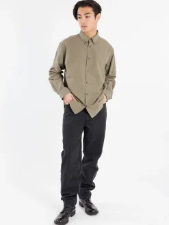 A.P.C. - Mateo Logo Shirt in Kaki