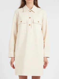A.P.C. - Mia Dress in Ecru