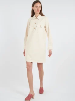 A.P.C. - Mia Dress in Ecru