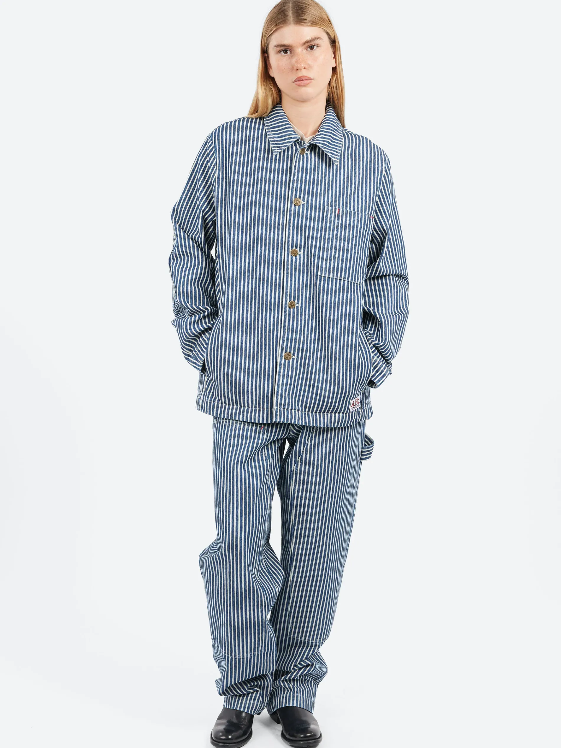 A.P.C. - Raphael Jacket in Blue and White