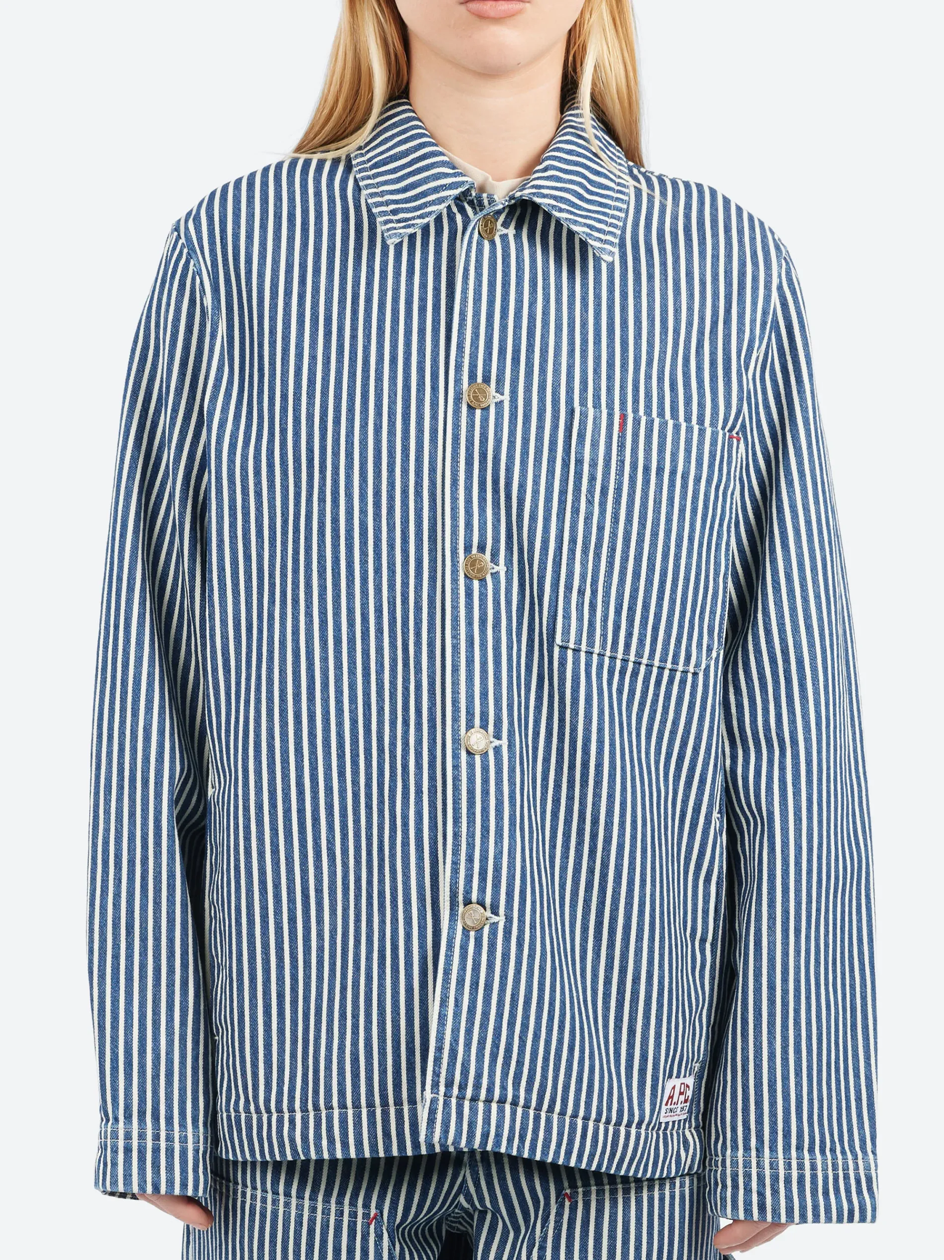 A.P.C. - Raphael Jacket in Blue and White