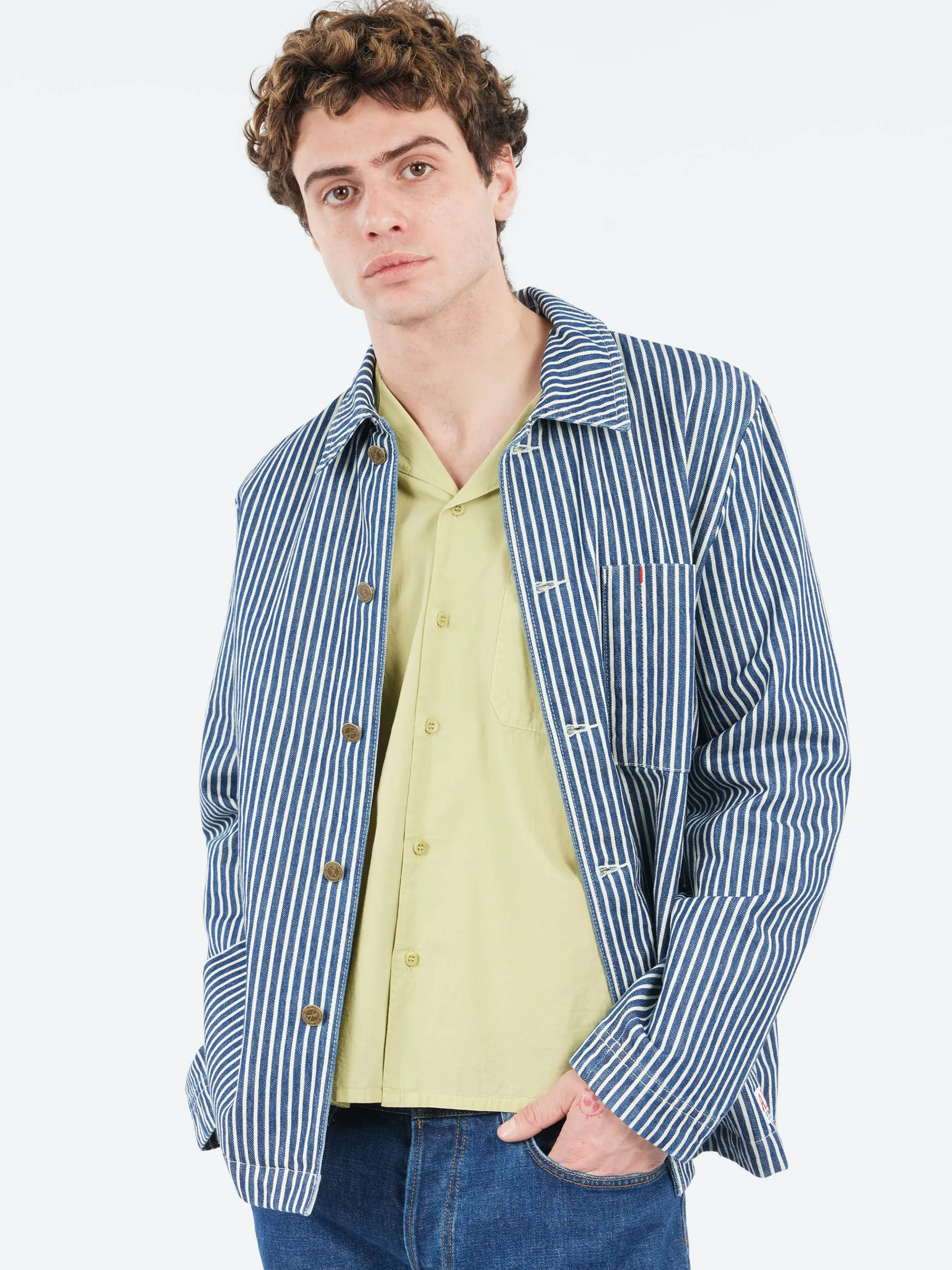 A.P.C. - Raphael Jacket in Blue and White