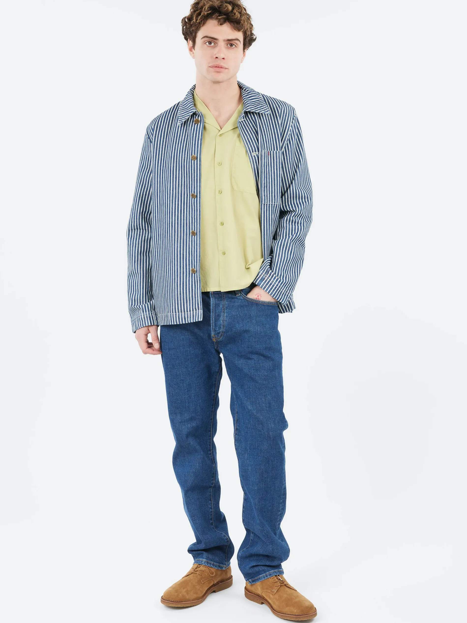 A.P.C. - Raphael Jacket in Blue and White