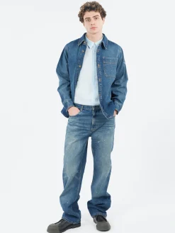 A.P.C. - Relaxed H Jean in Washed Indigo
