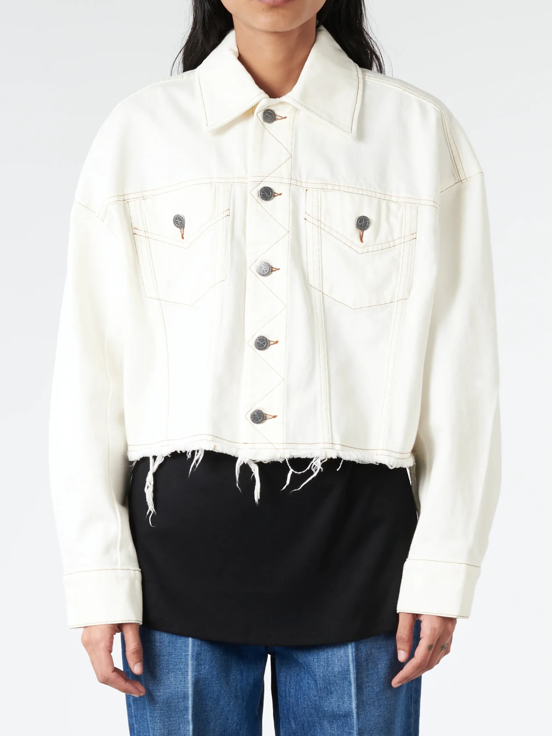 A.P.C. - Sainters Denim Jacket in Ecru