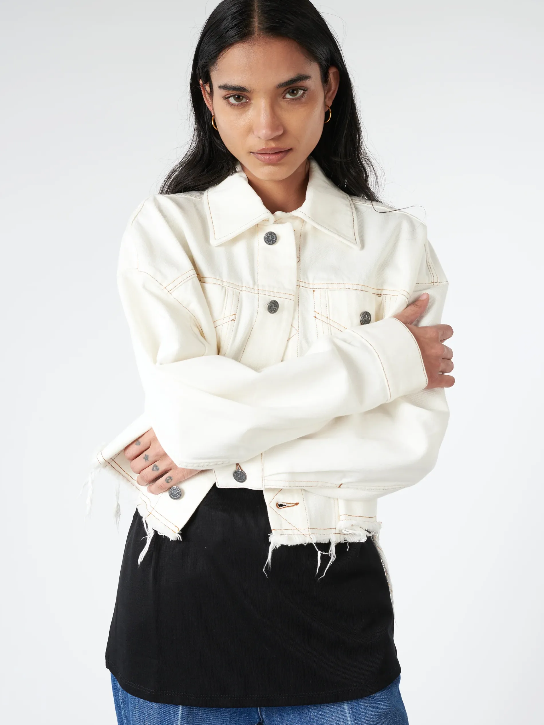 A.P.C. - Sainters Denim Jacket in Ecru