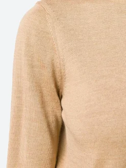 A.P.C. - Sandra Turtleneck Sweater in Beige Chine