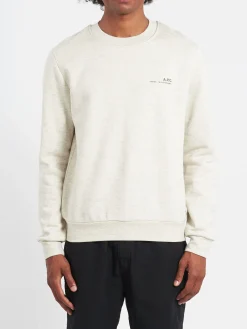 A.P.C. - Standard Item Sweatshirt in Ecru Chine