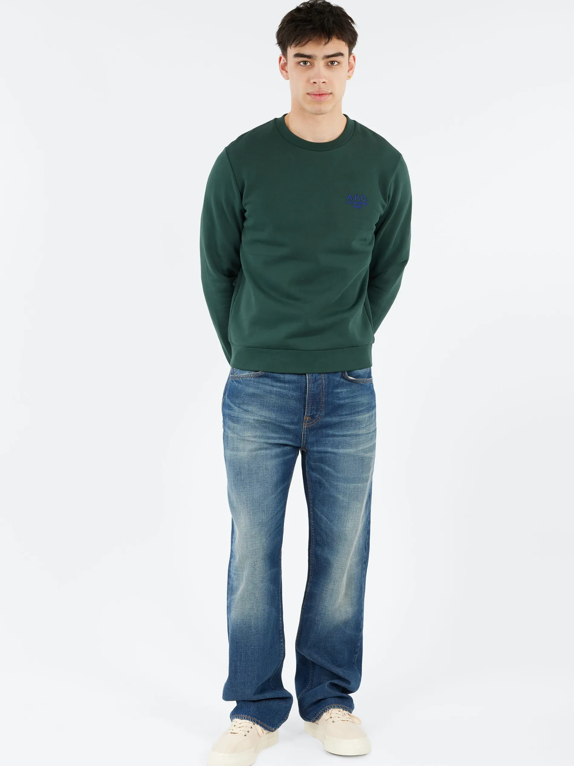 A.P.C. - Sweat Rider in Pine Green