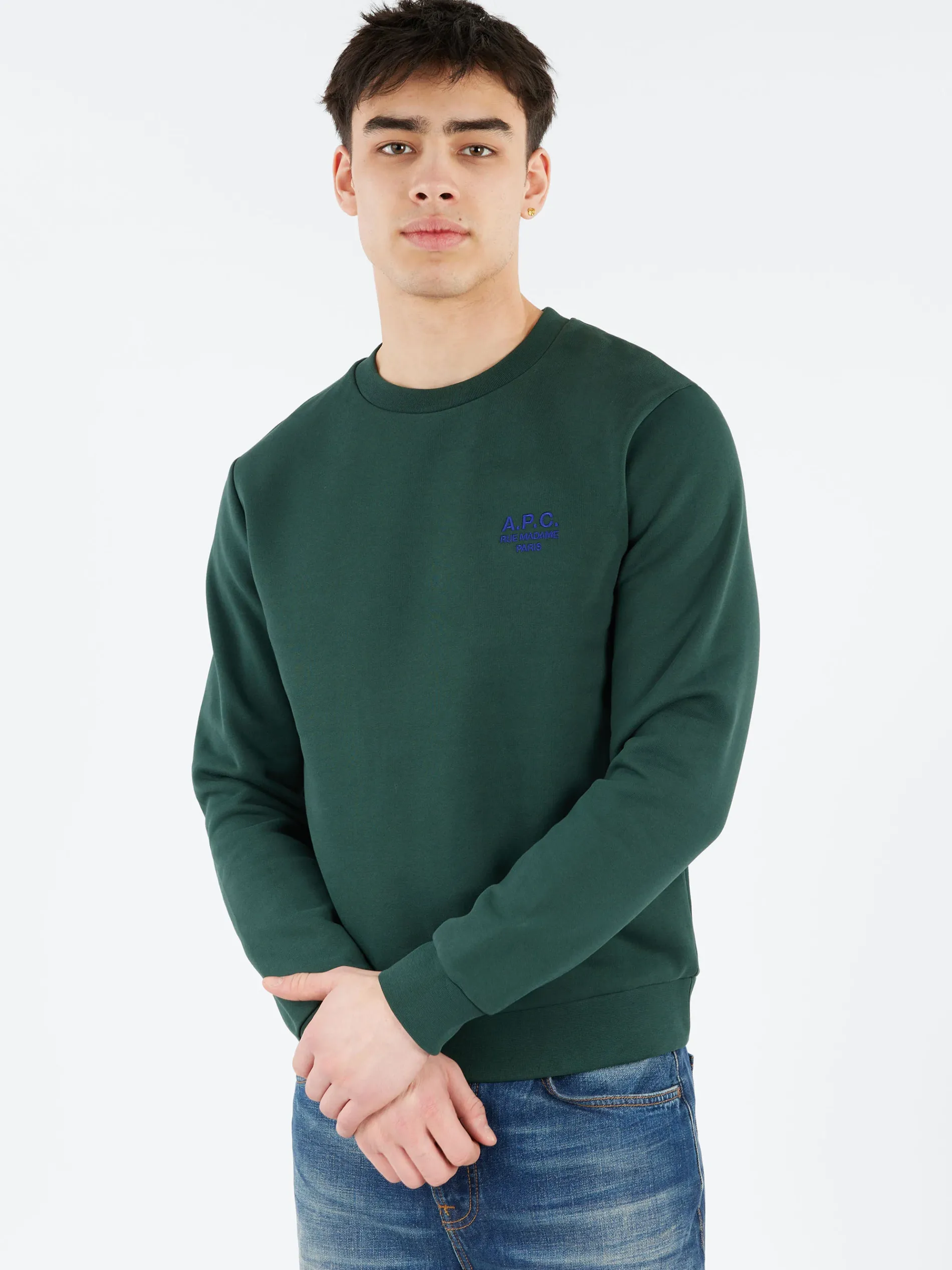A.P.C. - Sweat Rider in Pine Green