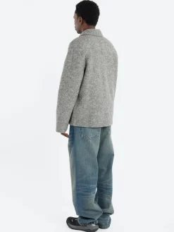A.P.C. - Thais Jacket in Heathered Light Grey