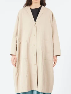 ApuntoB - P1948 Long Coat in Ecru