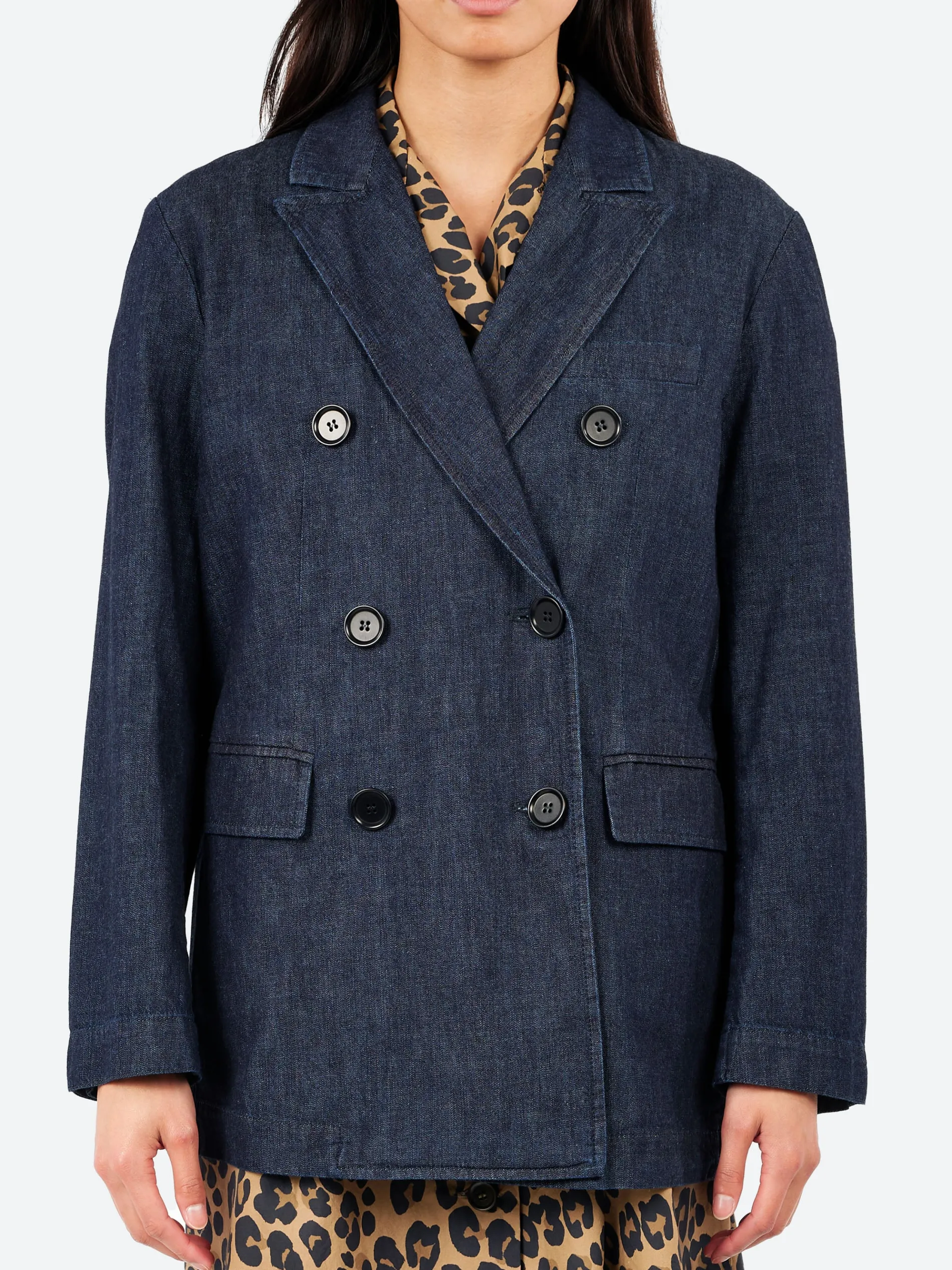 Aspesi - Cotton Denim Blazer in Denim