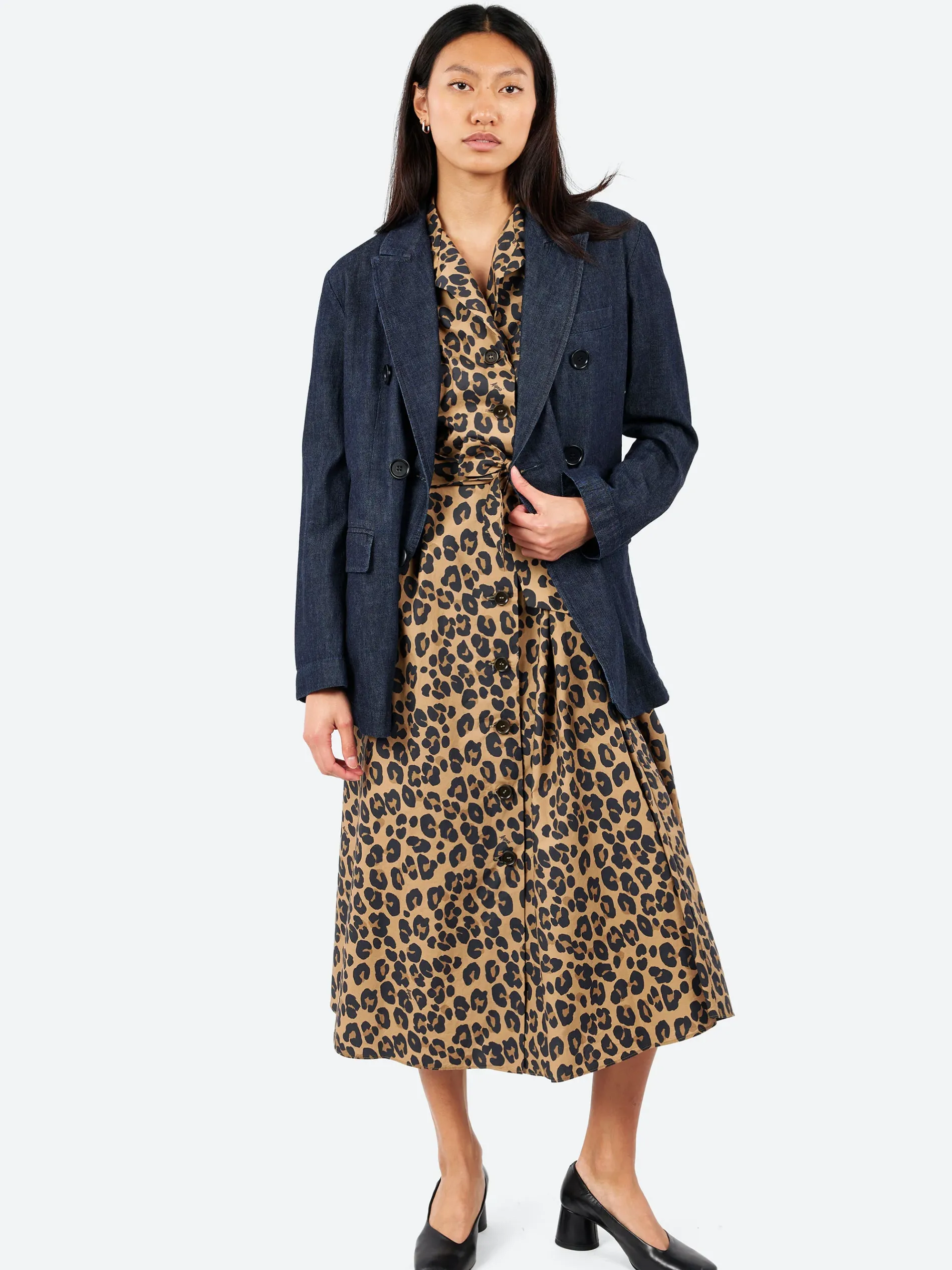 Aspesi - Cotton Denim Blazer in Denim