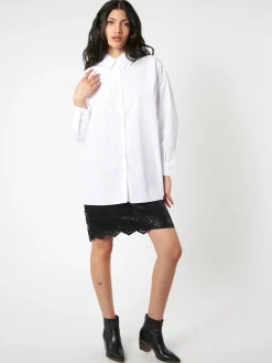 Aspesi - Cotton Poplin Loose Fit Shirt in White