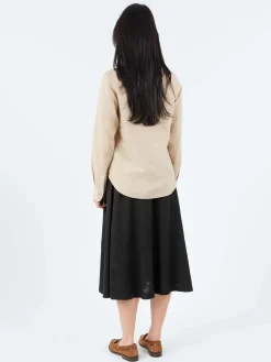 Aspesi - Garment Dyed Linen Shirt in Sand