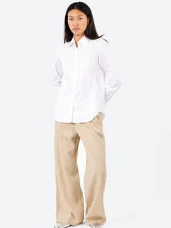 Aspesi - Garment Dyed Linen Shirt in White
