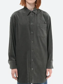 Aspesi - Garment-Dyed Corduroy Shirt in Fumo