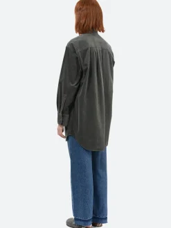 Aspesi - Garment-Dyed Corduroy Shirt in Fumo