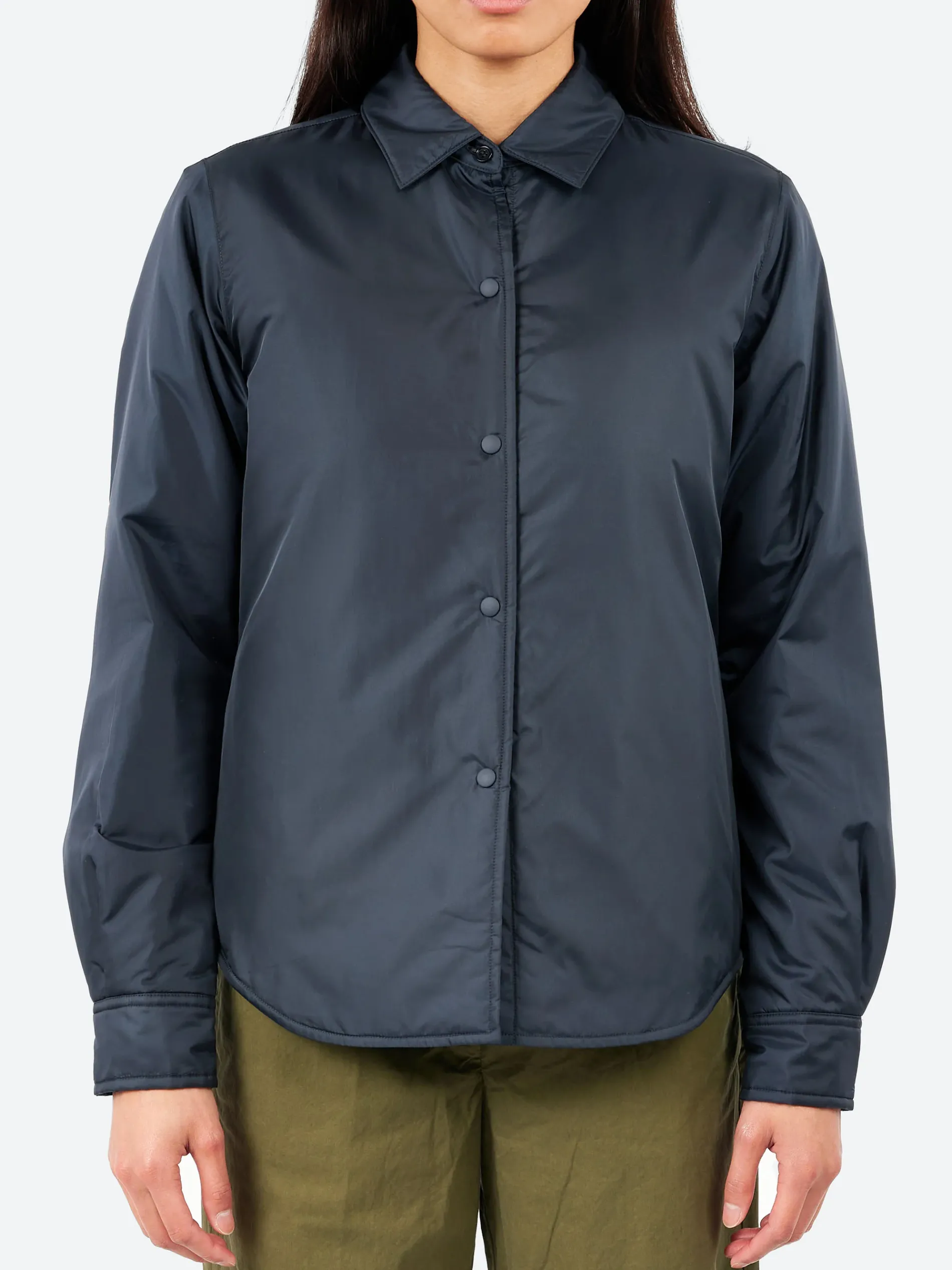 Aspesi - Glue Japanese Nylon Shirt-Jacket in Navy