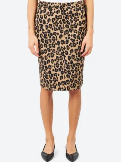 Aspesi - Leopard Print Pencil Skirt in Maculato