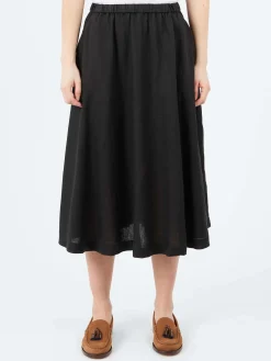 Aspesi - Linen Skirt in Black