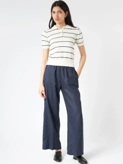 Aspesi - Linen Trousers in Navy