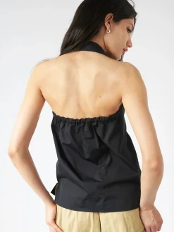 Aspesi - Vest Halter Top in Black