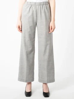Aspesi - Wool Blend Wide Trousers in Grey