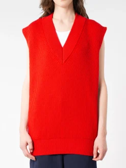 Barena Venezia - Bobby Sweater Vest in Red