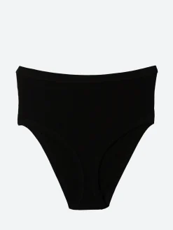 Baserange - Heart Highwaist Bell Pants in Black