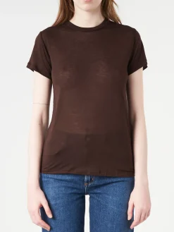 Baserange - Lyocell Tee Shirt in Tactile