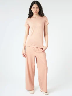 Baserange - Lyocell Tee Shirt in Yu Rose