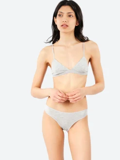 Baserange - Mississippi Bra in Grey Melange
