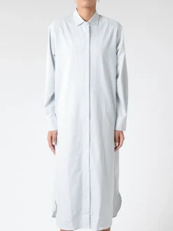 Baserange - Ole Shirt Dress in Stripe