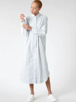 Baserange - Ole Shirt Dress in Stripe
