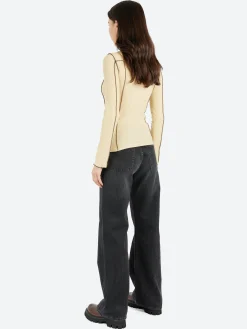 Baserange - Omato Long Sleeve in Hen Yellow