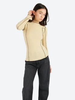 Baserange - Omato Long Sleeve in Hen Yellow