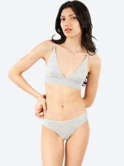 Baserange - Triangle Bra in Grey Melange