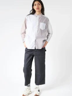 BEAMS BOY - Double Knee Painter Pants in Charcoal