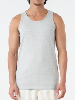 BEAMS PLUS - 2 Pack Tank Top in White and Grey