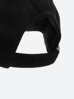 BEAMS PLUS - 6 Panel Suede Cap in Black