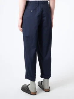 BEAMS PLUS - 2 Pleat Chino in Navy