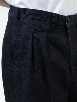 BEAMS PLUS - 2 Pleats Denim in Indigo