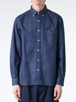 BEAMS PLUS - B.D. Denim Shirt in Indigo