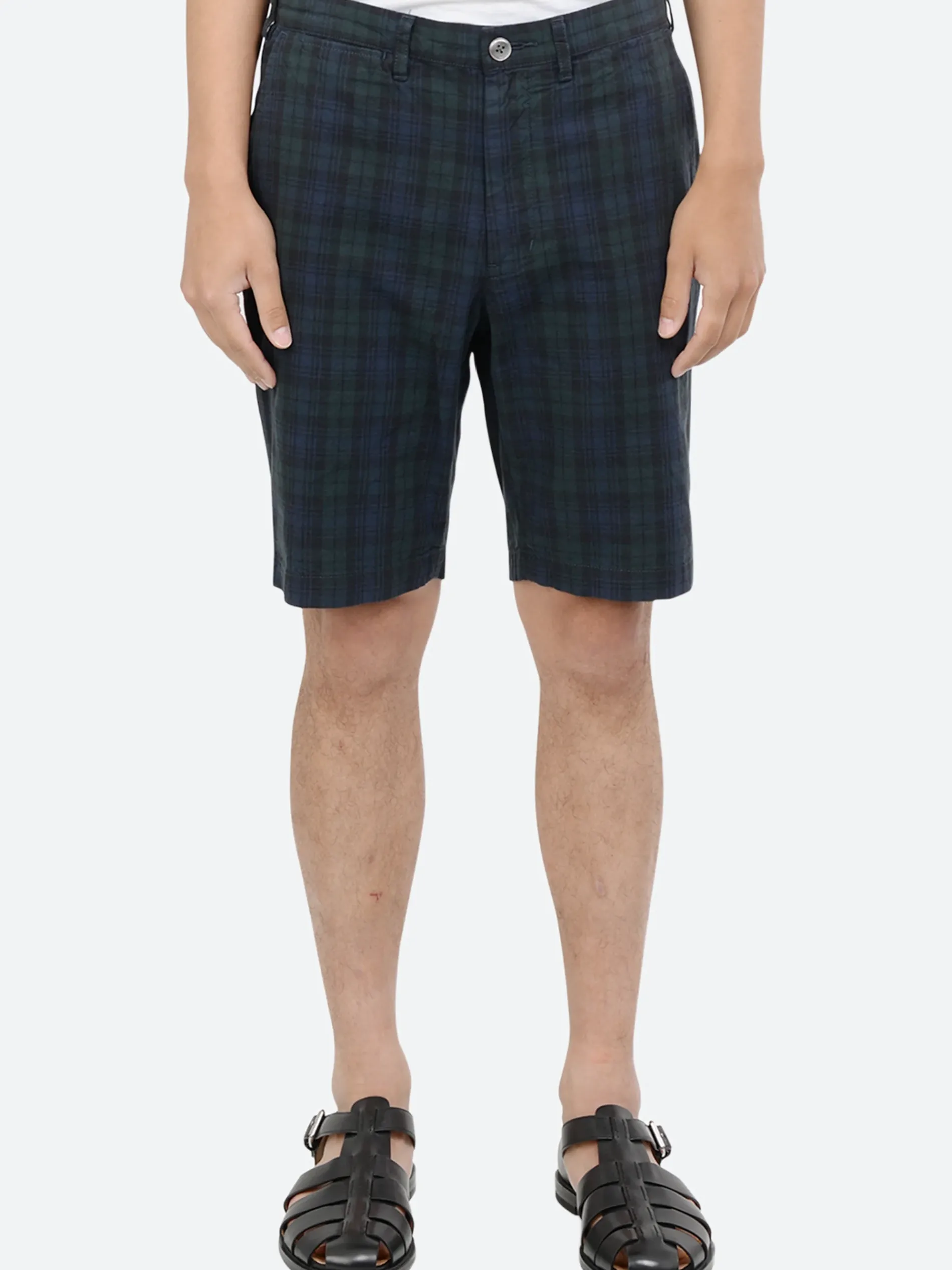 BEAMS PLUS - Blackwatch Check Shorts