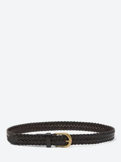 BEAMS PLUS - Braided Leather Belt in Brown