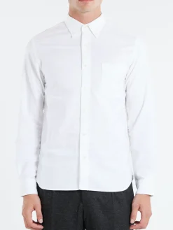 BEAMS PLUS - Button Down Oxford Shirt in White