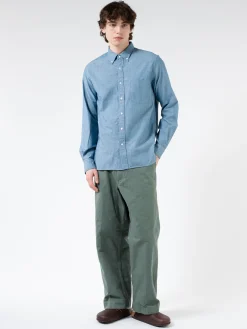 BEAMS PLUS - Chambray Button-Down Shirt