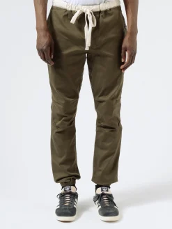 BEAMS PLUS - Gym Pants Slim Twill in Olive